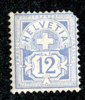 10455  Switzerland 1882  Zumstein #62A *fault  Michel #55X ( Cat. 130.€ ) - Offers Welcome! - Nuevos