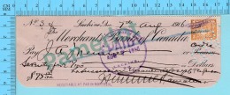 Lachine Quebec, Cheque De Succession ->Frais Notaire A. Meunier $75.15, Timbre Poste : War Tax  2 Cents , FWT8 -2 Sca - Tassa Di Guerra