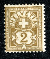 10480  Switzerland 1894  Zumstein #58B *  Michel #50Y ( Cat. 3.€ ) - Offers Welcome! - Ongebruikt