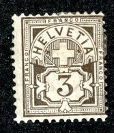 10517  Switzerland 1894  Zumstein #59B *  Michel #51Yb ( Cat. 3.80€ ) - Offers Welcome! - Nuevos