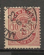 DENMARK - DANEMARK - Yvert # 36 - USED - Oblitérés