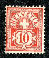 10536  Switzerland 1894  Zumstein #61B  *  Michel #54Y ( Cat. 8.€ ) - Offers Welcome! - Neufs