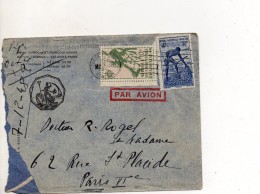 AFRIQUE OCCIDENTALE FRANCAISE ENVELOPPE DU 7 DECEMBRE 1948 DE DAKAR POUR PARIS - Briefe U. Dokumente