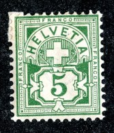 10568  Switzerland 1899  Zumstein #65B  *  Michel #53Ya ( Cat. 10.€ ) - Offers Welcome! - Nuovi