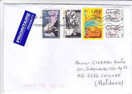 2016 , France To Moldova , Used Cover - Otros & Sin Clasificación