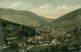 CH LANGENBRUCK / Vue Panoramique / CARTE COULEUR GLACEE - Langenbruck