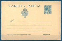 1890 , ENTERO POSTAL Nº 28 , SIN CIRCULAR . - 1850-1931