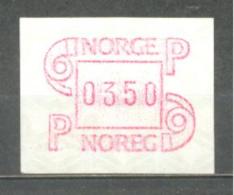 1986 NORWAY AUTOMAT STAMP MICHEL: AUT3 MNH ** - Vignette [ATM]