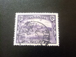 TASMANIA TASMANIE 1900 VUE De HOBART Yvert Nº 61 º FU - Used Stamps