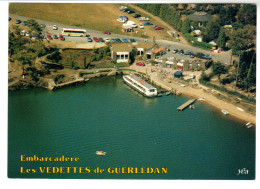 CPSM - 2 Cartes  1 - Les Vedettes De Guerledan  -  2 - Le Lac De Guerlédan  Retenue Articielle De 350 Hectares. - Caurel