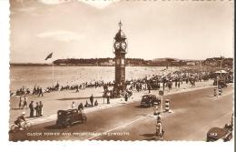 CPSM  - England – Dorset – WEYMOUTH - : Clock Tower And Promenade  - 1959 . - Weymouth