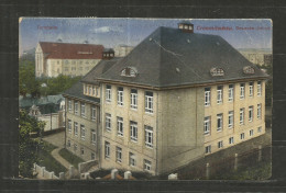 366v * CRIMMITSCHAU * GEWERBE-SCHULE UND TURNHALLE * 1923  *!! - Crimmitschau