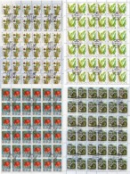 Seerose Sowjetunion 4722,5278,5383,5729+KB O 44€ Schneeglöckchen Farn Tulpe Hb Nature M/s Flora Sheetlet Bf SU CCCP USSR - Plantes Médicinales