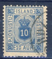 ##K2863. Iceland 1878. Official Stamp. Michel 5. Cancelled(o) - Servizio