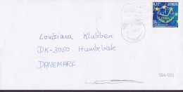 Luxembourg Slogan Flamme 2003 Cover Lettre HUMLEBAEK Denmark LØGUMKLOSTER (Arrival Cancel) Coue De Justice Européennes - Storia Postale