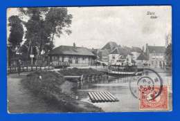 Sluis Kade . Pays Bas . Cpa : N&b . Scans Recto / Verso . 1908 . 1 Pli Bas Droit . - Sluis