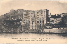 MONACO  Musée Océanographique La Façade Côté Mer Neuve Excellent état - Oceanografisch Museum