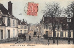 78-HOUDAN - RUE DE PARIS -MAISON SALLE - Houdan