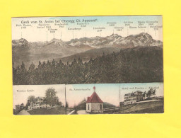 Postcard - Switzerland, St. Anton Bei Oberegg    (22034) - Oberegg