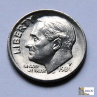 USA - Dime - 1984 - 1946-...: Roosevelt