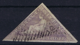 Cape Of Good Hope: 1858 6d Pale Rose Lilac SG 7 Numeral Cancel Nice Wide Margins - Kap Der Guten Hoffnung (1853-1904)