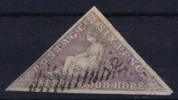 Cape Of Good Hope: 1858 6d Pale Rose Lilac SG 7 Numeral Cancel Nice Wide Margins - Cape Of Good Hope (1853-1904)