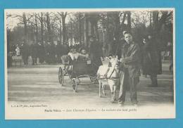 CPA PARIS VECU - Aux Champs Elysées - La Voiture Des Tous Petits Tirée Par Une Chèvre - Champs-Elysées