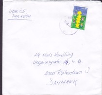 Tyrkey Par Avion BEYKOZ Istanbul 2000Cover Lettera KØBENHAVN S. Denmark Single Europa CEPT Stamp - Storia Postale
