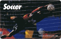 CABLE & WIRELESS Soccer 10.000ex. Mint - Autres - Amérique