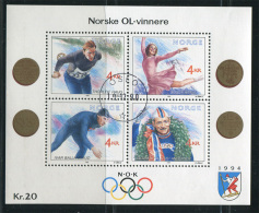 Norway 1990 - Norwegian OL Winners - 1 Block - Blokken & Velletjes