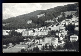 Badgastein-Badehospiz Und Hotel Germania / Postcard Circulated - Bad Gastein