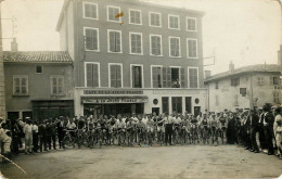 Montmerle : Carte Photo  Café De La Jeune France - Non Classés