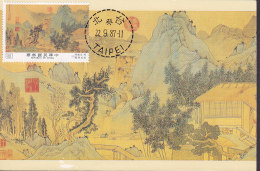 Taiwan Maximum Card Karte 1987 3$ "Die Rote Klippe" - Cartes-maximum