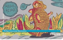 K 077 TARJETA DE ALEMANIA DE PHILIPS DE UN DIBUJO DE DINOSAURIO - K-Series: Kundenserie