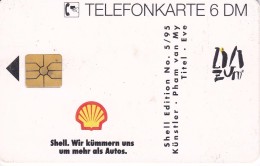 O 1091 TARJETA DE ALEMANIA DE SHELL (CARACOLA-SEA SHELL)  PINTURA-PAINTING - O-Serie : Serie Clienti Esclusi Dal Servizio Delle Collezioni