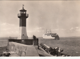 40539- SASSNITZ- LIGHTHOUSE, SHIP - Sassnitz