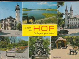 40543- HOF- TOWNHALL, LAKE, ST MICHAEL CHURCH, BOTANICAL GARDEN, STATUE, ZOO, CAR, GOATS - Hof