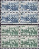 1958-194 CUBA 1958 MOTORCICLE MOTO NO GUM BLOCK 4 - Nuevos