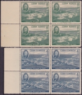 1958-199 CUBA 1958 DAYTON HEDGES ARIGUANABO MNH BLOCK 4 - Ungebraucht