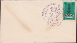 1966-CE-31 CUBA 1966 CHESS OLIMPIADA AJEDREZ PHILATELIC EXPO - Storia Postale