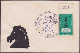 1966-CE-35 CUBA 1966 CHESS OLIMPIADA AJEDREZ PHILATELIC EXPO - Lettres & Documents