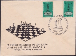 1967-CE-19 CUBA 1967 CHESS TORNEO AJEDREZ DEL EJERCITO - Covers & Documents