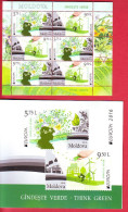 MOLDOVA BOOKLET EUROPA CEPT GREEN PLANET 2016 - 2016