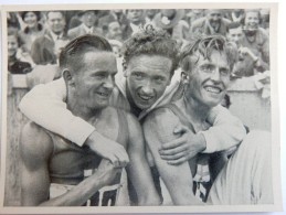 VIGNETTE JEUX OLYMPIQUES J.O BERLIN OLYMPIA 1936 PET CREMER DUSSELDORF BILD 11 VOLMARI ISO-HOLLO 3000 METRES STEEPLE - Tarjetas