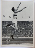 VIGNETTE JEUX OLYMPIQUES J.O BERLIN OLYMPIA 1936 PET CREMER DUSSELDORF BILD 16 LUZ LONG SAUT EN LONGUEUR HOMME - Tarjetas