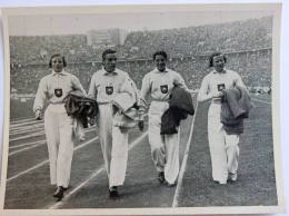 VIGNETTE JEUX OLYMPIQUES J.O BERLIN OLYMPIA 1936 PET CREMER DUSSELDORF BILD 29 USA 4 X 100 METRES FEMMES - Trading Cards