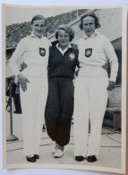 VIGNETTE JEUX OLYMPIQUES J.O BERLIN OLYMPIA 1936 PET CREMER DUSSELDORF BILD 31 GISELA MAUERMAYER LANCER DU DISQUES FEMME - Trading Cards