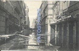 36380 FRANCE PARIS THE GREAT FLOOD THE SEINE BAC STREET 1910 POSTAL POSTCARD - Other & Unclassified