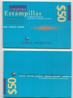 ARGENTINA - POST OFFICE LOGO - CARNET - BOOKLET - $ 50 - Jalil # 2703A (4) - 20 X 0,25 + 60 X 0,75 - CV USD 270 - Markenheftchen