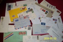 LOT DE  LETTRES DES USA  DESTINATION DIVERSE - Sonstige & Ohne Zuordnung